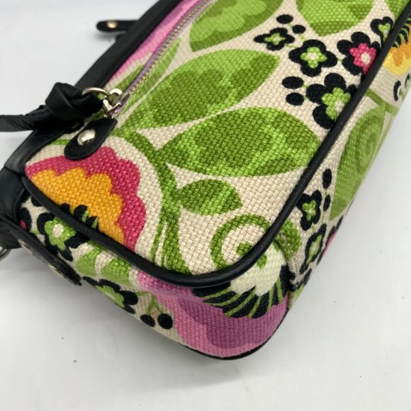 Spartina 449 Ivory Floral Port Passage Crossbody Bag - Picture 9 of 11